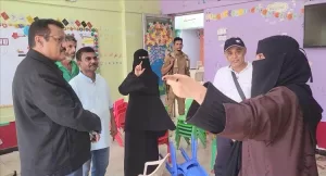 اليمن اليوم اخبار عدن – مدير عام المنصورة يتفقد أعمال الترميمات في روضة الشهيد محمد باصهيب