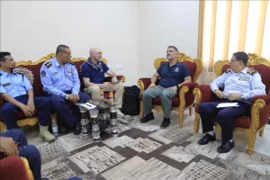 اليمن اليوم اخبار عدن – وفد من منظمة الإنتربول الدولي يزور مصلحتي الدفاع المدني وخفر السواحل وإدارة شر