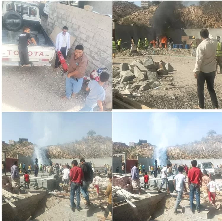 الفريق الصحي في سباح يافع يُخمد حريقًا اندلع بالمستشفى الريفي خلال دقائق