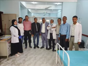 اليمن اليوم اخبار وردت الآن – زيارة رفيعة لمركز 22 مايو .. تركيز على أقسام الإسهالات والتغذية العلاجية