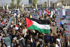 تظاهرات ضخمة في اليمن والمغرب تأييدًا لغزة