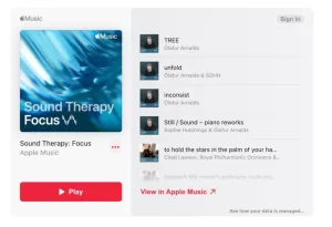 تقدم Apple Music العلاج الصوتي والأغاني للتركيز والاسترخاء والنوم