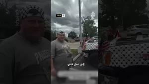 شاهد أمريكي يجوب الولايات المتحدة من أجل التعريف بفلسطين