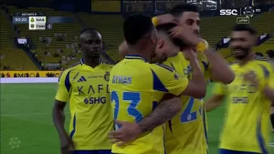 شاهد أهداف مباراة النصر 1 – 1 التعاون | الجولة ( 32 ) من دوري روشن السعودي للمحترفين 2024-2025