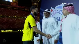 شاهد تتويج نادي الاتحاد بدوري روشن السعودي للمحترفين 2024-2025
