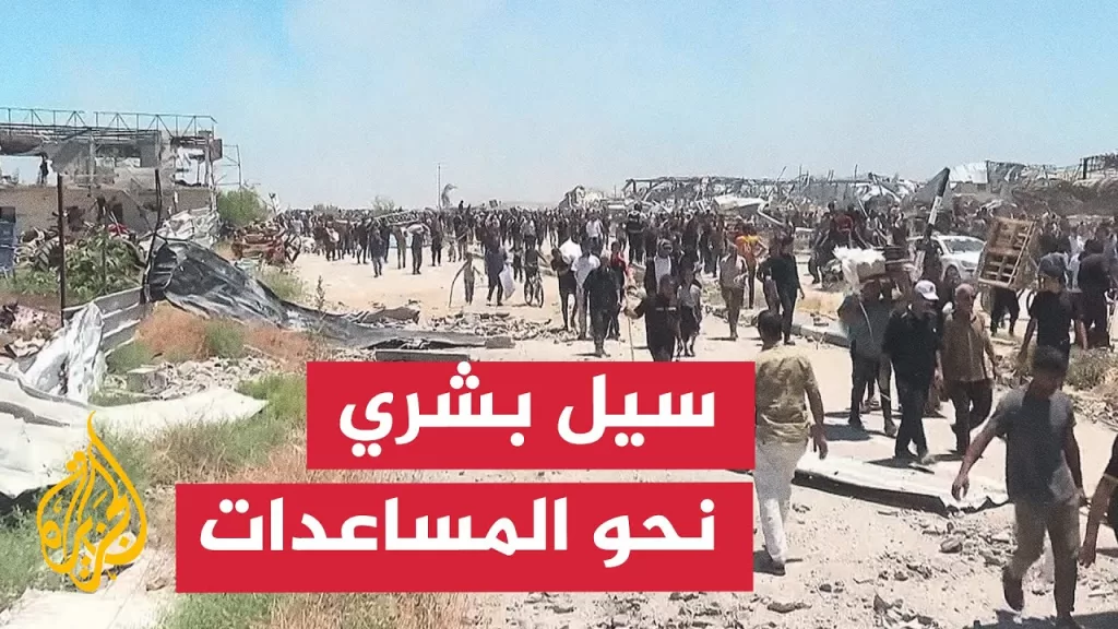 حرب غزة.. إنشاء نقطة عند محور نتساريم لاستلام المساعدات