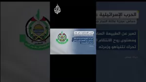 شاهد حماس: الاحتلال ارتكب مجزرة بقتل أطفال طبيبة بغزة