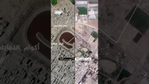 شاهد صور أقمار صناعية تكشف انتشار النفايات وسط سكان غزة مع استمرار الحرب