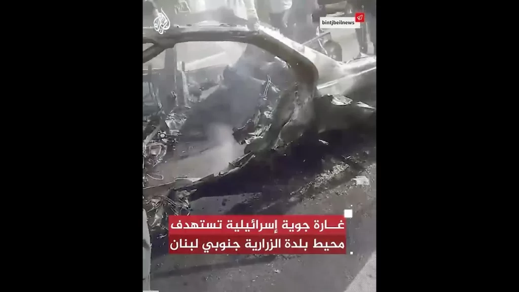 غارة جوية إسرائيلية تستهدف محيط بلدة الزرارية جنوبي لبنان