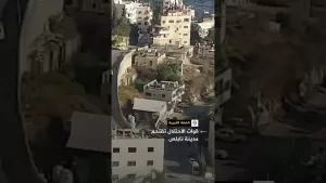 شاهد قوات الاحتلال تقتحم مدينة نابلس بالضفة الغربية