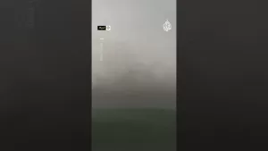 شاهد لحظات تشكل إعصار في ولاية ألاباما الأمريكية