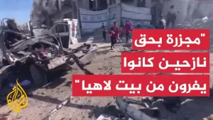 شاهد مراسل الجزيرة: المدفعية الإسرائيلية استهدفت بشكل مباشر نازحين أثناء فرارهم من بيت لاهيا