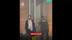 شاهد مقتل موظفين بالسفارة الإسرائيلية في واشنطن والمهاجم يهتف “الحرية لفلسطين”
