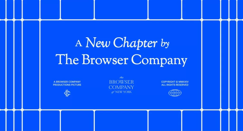 The Browser Company splash screen