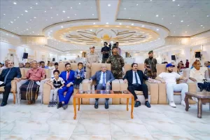 عدن تحتفل بالذكرى الرابعة لوفاة المناضل أمين صالح محمد من خلال فعالية شعبية في القصر