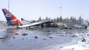 غارات جوية إسرائيلية تهاجم مطار صنعاء الدولي