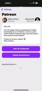 لاول مرة في دلتا تحديث تطبيق iOS المدعوم من Patreon بعد تغيير سياسة متجر التطبيقات الأمريكية