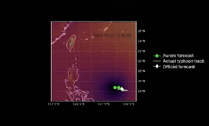 Microsoft Aurora weather AI