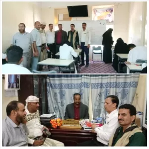 محافظات: مدير عام قعطبة يطلق امتحانات كلية عدن للعلوم الطبية والبرنامجية