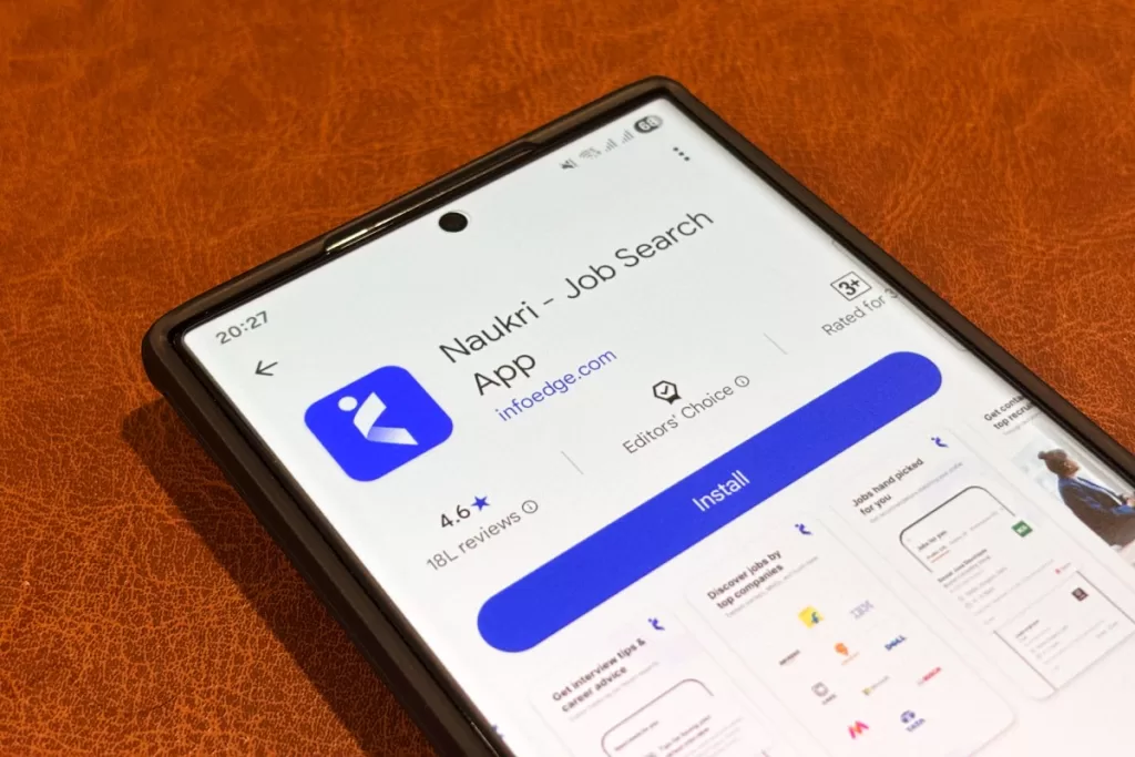 Naukri app