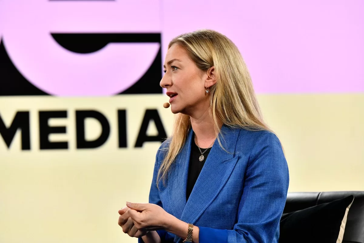 Whitney Wolfe Herd, Founder & CEO, Bumble speaks onstage during Vox Media's 2023 Code Conference