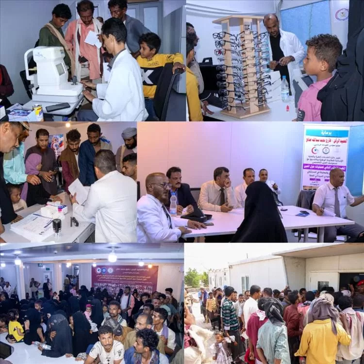 تدشين المخيم الطبي المجاني الثاني لتصحيح حَوَل العين في المخاء وسط إقبال غير مسبوق