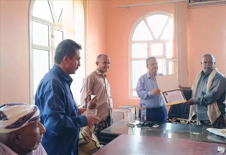 جمعية لفيح والفقية بلحج تكرم وكيل وزارة الزراعة والري المهندس عبد الملك ناجي