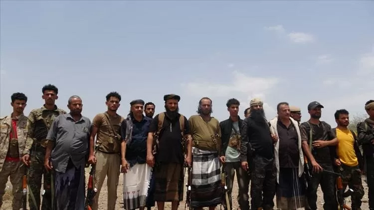 قيادة الوية المغاوير بالساحل الغربي تزور اللواء الثاني مغاوير بالضالع