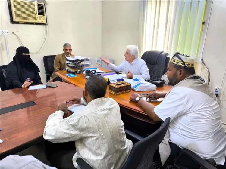 وفد الإدارة العامة لصندوق تنمية المهارات يزور فرع حضرموت لمتابعة سير العمل وتفعيل الربط المؤسسي