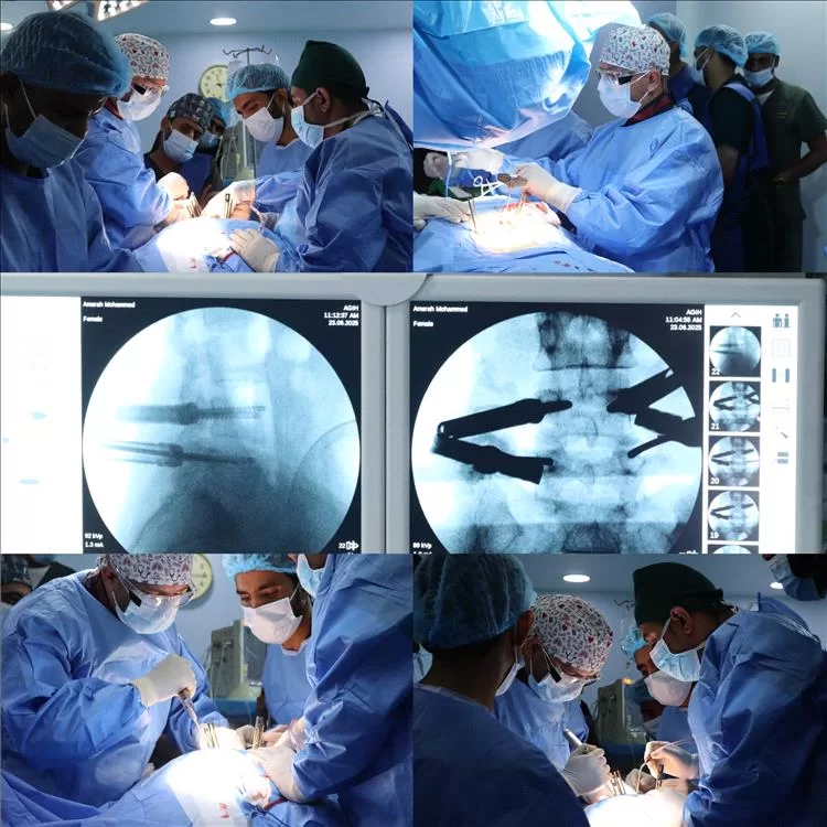 إجراء عملية جراحية هي الأولى من نوعها في العاصمة عدن