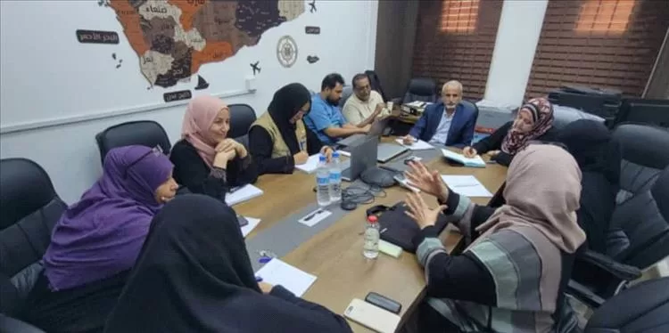 الوكيل الشبحي يترأس اجتماع مشترك مع منظمة WHO ومنظمة UNFPA بهدف العمل المشترك والاستمرارية بنظام ترصد وفيات الأمهات وربطه بنظام  الالكترونيا واحد مع كل المحافظات