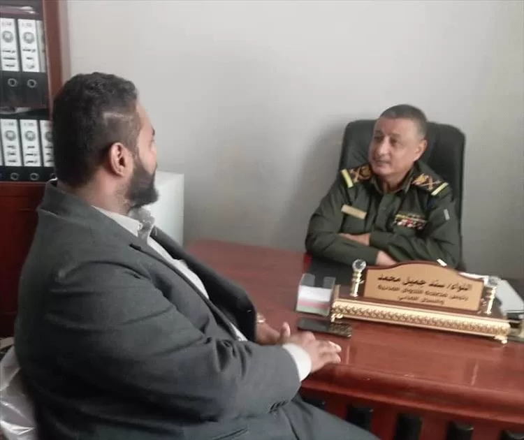 محمد الصولبة يلتقي اللواء الركن سند جميل