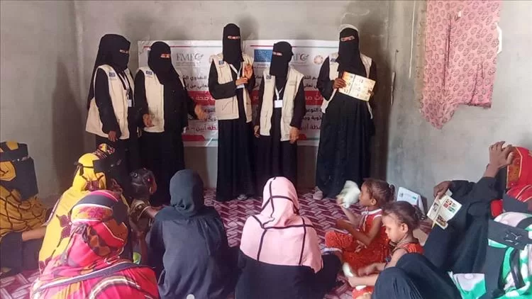 متطوعات المركز الصحي في باتيس تنفذ حملات توعوية ميدانية بالمنطقة