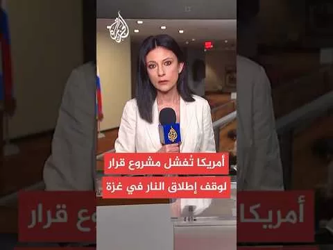 مجلس الأمن يفشل في تبني مشروع قرار بشأن غزة بعد استخدام الولايات المتحدة حق النقض الفيتو