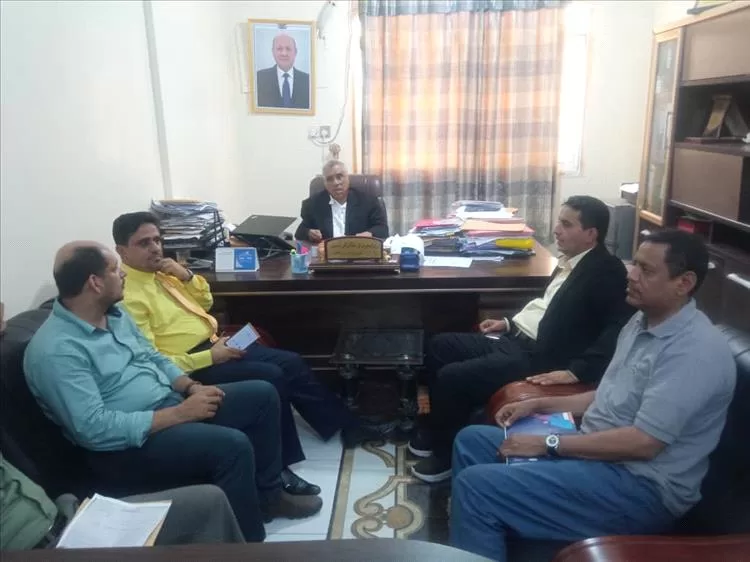 الوكيل باسليم يناقش آفاق التعاون مع رئيس جامعة أرخبيل سقطرى