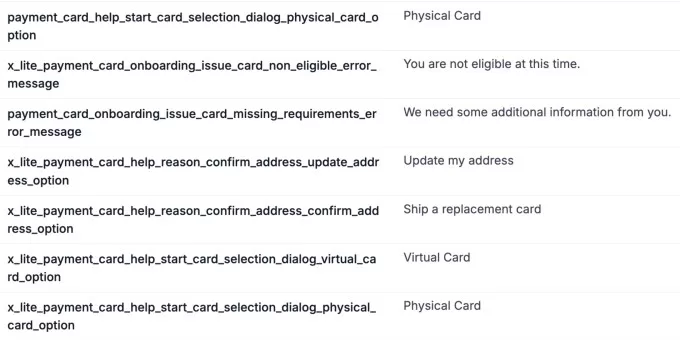 نقاط كود تطبيق X تشير إلى بطاقة فعلية قادمة إلى