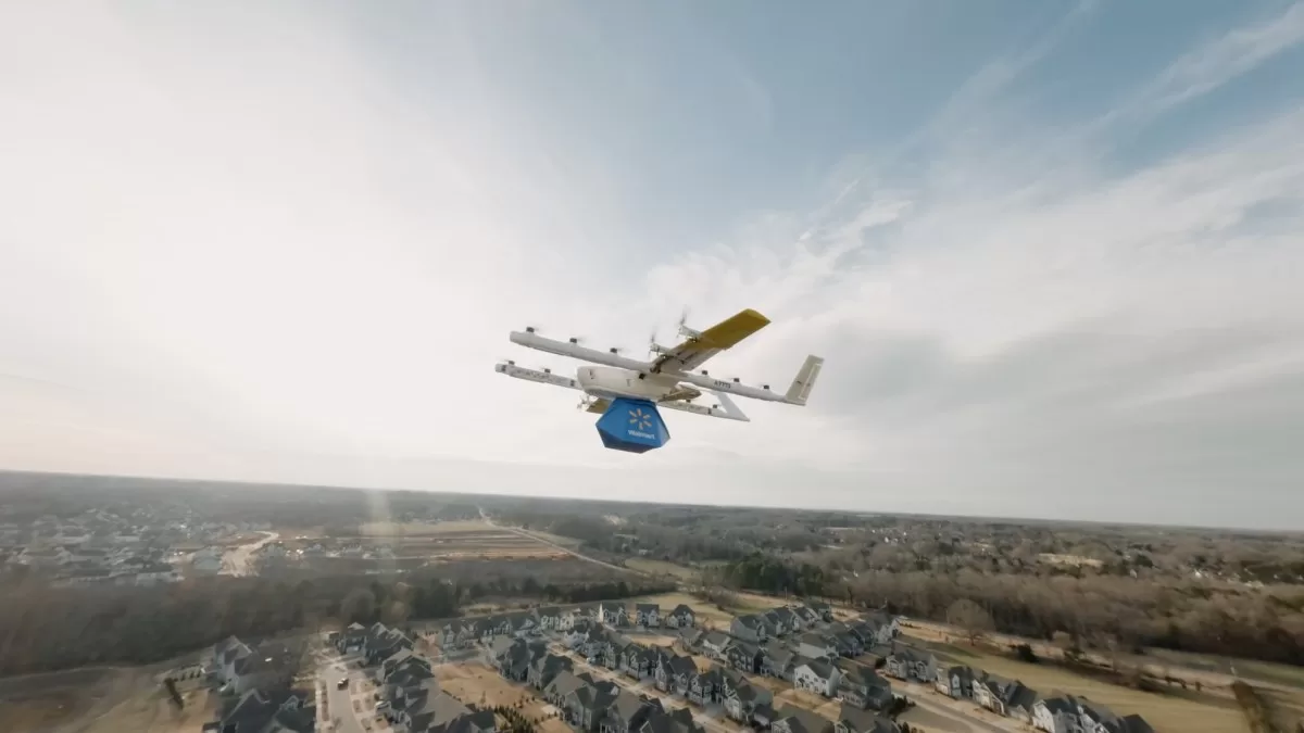 Wing Walmart delivery drones