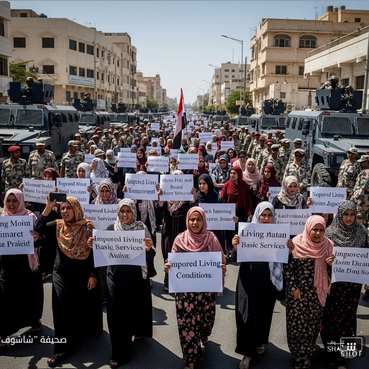 منع مظاهرة نسائية في المعلا بعدن وسط انتشار أمني واسع وتجاهل رسمي للتوضيح