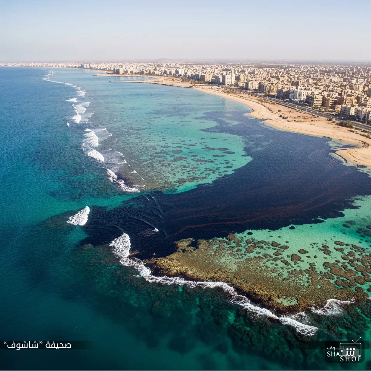 كارثة بيئية تضرب سواحل عدن: تلوث نفطي واسع ونفوق للكائنات البحرية