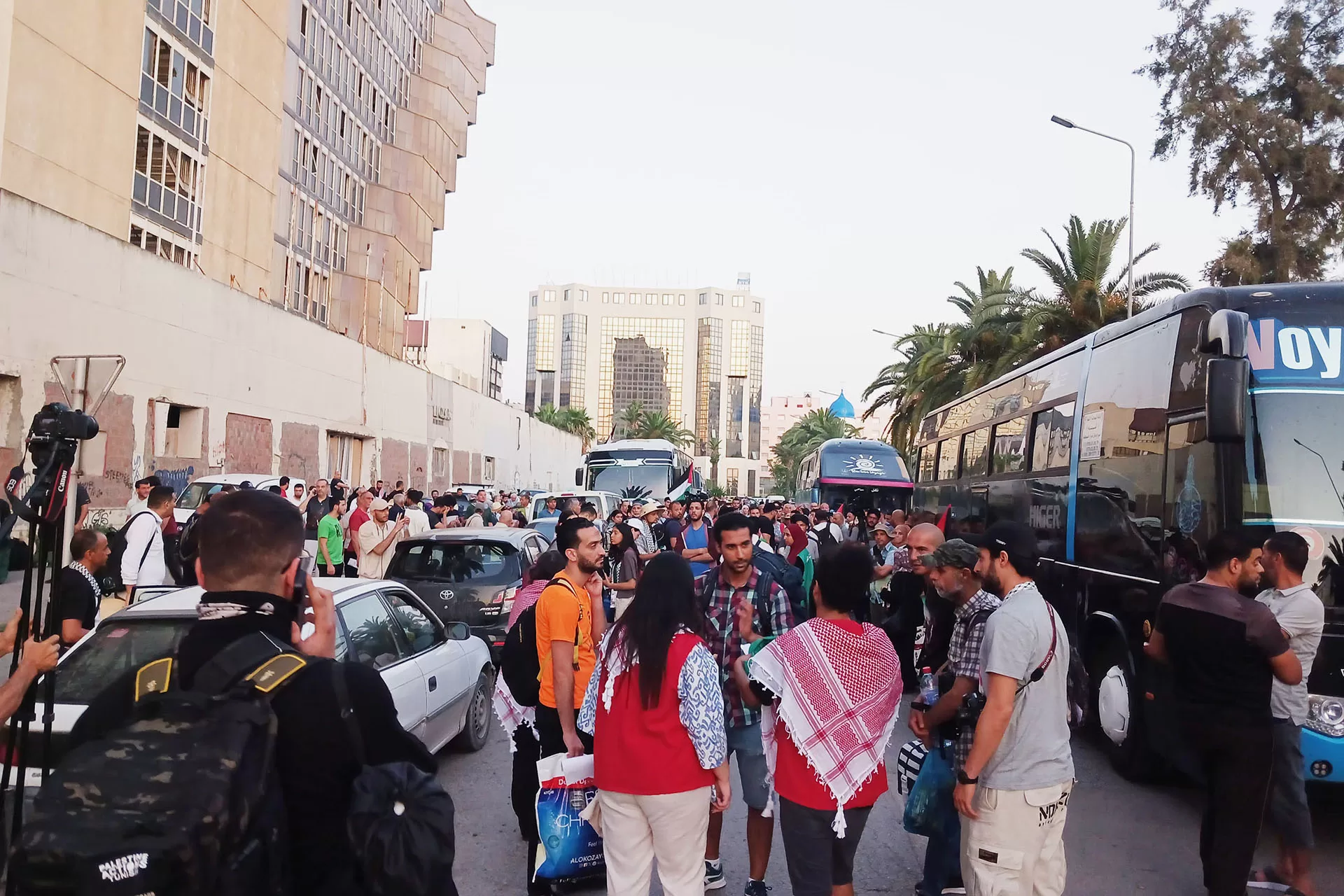 أكثر من ألف مشارك: “الصمود” تنطلق من تونس لمساندة غزة وكسر حصارها