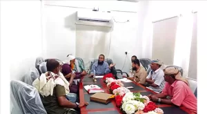 اخبار المناطق – اجتماع دوري للهيئة الإدارية في مديرية المضاربة وحضور الأمين السنة.