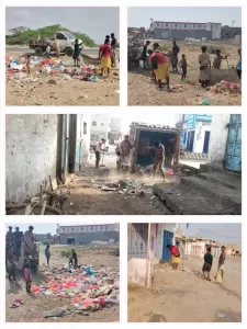 اخبار المناطق – حملة تنظيف في شبرا تنفذها هيئة النظافة بالمحافظة استعداداً لعيد الأضحى