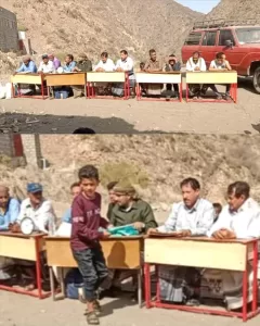 اخبار المناطق – مدرسة شقصة في يافع تشرّف الطلاب المتفوقين فيها