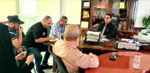اخبار المناطق – مدير عام الرعاية الطبية السنةة والسكان في لحج يتباحث مع منظمة إداري حول تدخلاتها في المنطقة