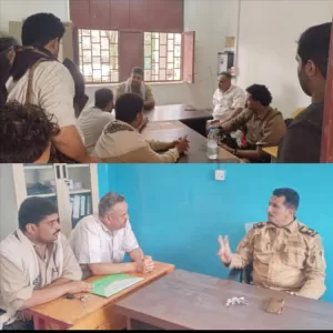 اخبار المناطق – مدير عام الصناعة والتجارة في أبين وممثل شركة الغاز اليمنية في المحافظة يلتقون