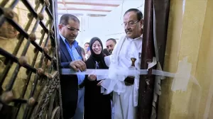 اخبار المناطق – وكيل محافظة مأرب ومدير الرعاية الطبية يطلقان مركزاً للاستجابة لمهاجري الأفارقة