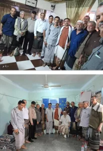 اخبار عدن – جمعية أبناء حالمين في عدن تلتقي بالأستاذين القطيبي والنسري