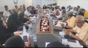 اخبار عدن – مجلس تنفيذي المنصورة يبحث أسباب أزمة الغاز ومبادرة إزالة العوائق في منطقة الدرين