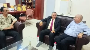 اخبار عدن: مدير مكتب الرعاية الطبية يجتمع برئيس جامعة عدن ويشدد على ضرورة التعاون المشترك