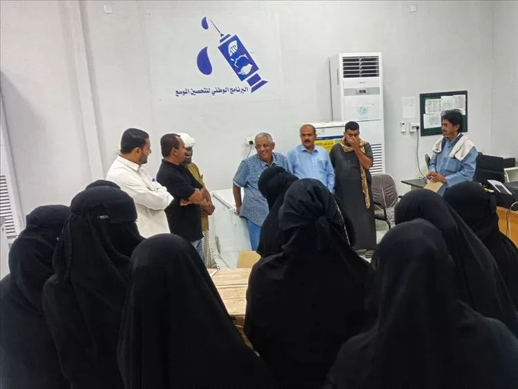 تدشين درة تدريبية بالتوعية بتحصين الأطفال ضد الأمراض و الفيروسات للمجموعة الأولى